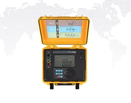 接地电阻测试仪测量时需要将电极与内部断开！